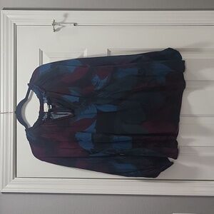 Ava & Viv Multicolor Top - Size 1X